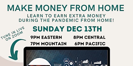 Make Money From Home During the Pandemic primary image