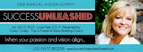 Sneak Peek Webinar#5-Success Unleashed 2015 Vision & Networking primary image