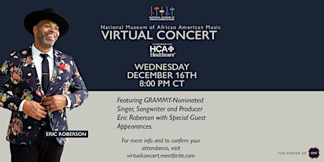NMAAM Virtual Concert with Eric Roberson primary image