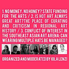 No Money, No Honey? State Funding for the Arts - Art Stage Singapore Talks primary image