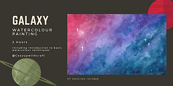 Galaxy Watercolour Painting for Beginners