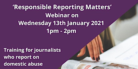 Responsible Reporting Matters Webinar primary image