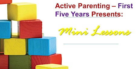 Active Parenting First Five Years - Bonding through Play primary image