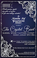 The Crystal Bowl-Riedel Crystal Stemware Class & Wine Tasting primary image