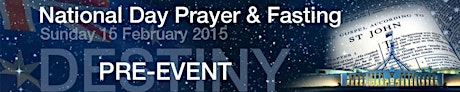 Queensland Day of Prayer and Fasting - 7 February 2015 primary image