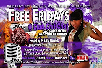 [#FREE #FRIDAYS @ Chit Chat] Your Chance to Win Performance Slot Wednesday primary image