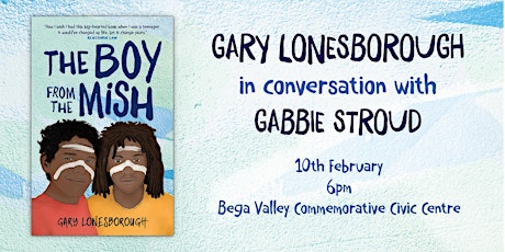 The Boy from the Mish Book Launch: Gary Lonesborough with Gabbie Stroud
