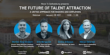 THE FUTURE OF TALENT ATTRACTION : A united approach for regions & employers primary image