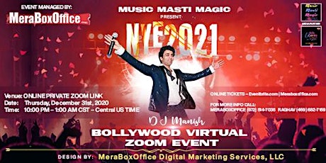 MERABOXOFFICE & MUSIC MASTI MAGIC Present Official NYE2021 Bollywood  Party