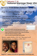 Keys To Strengthening Your Marriage To Thrive in 20-1-5! primary image