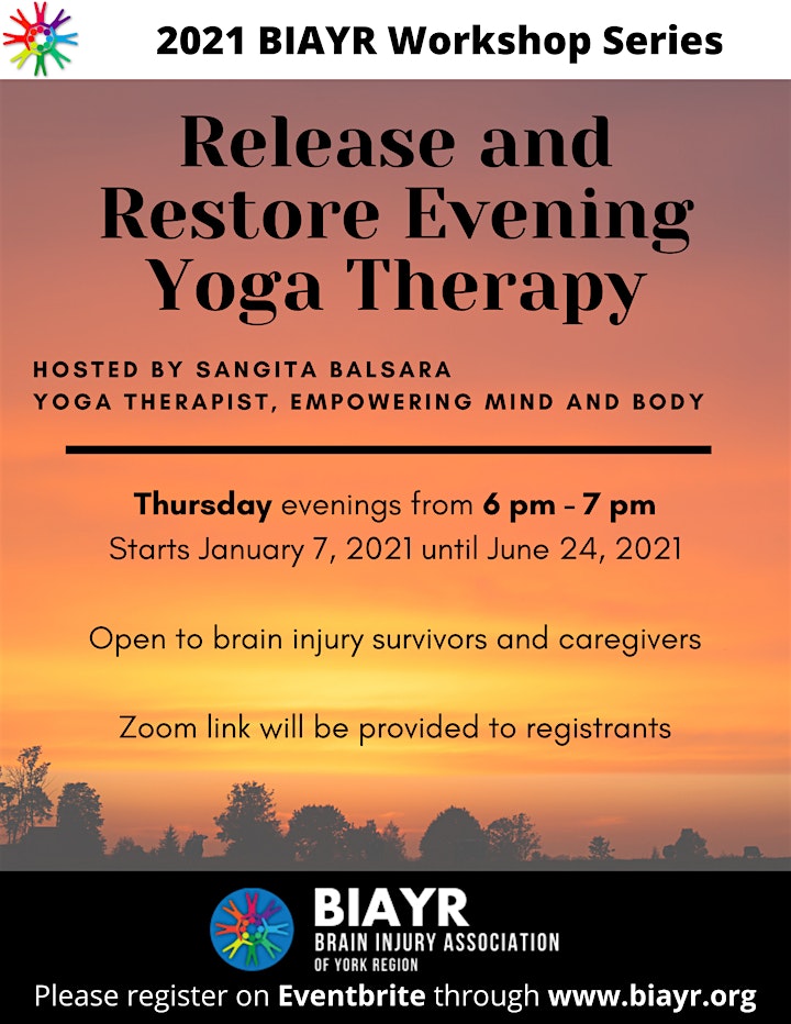 Yoga Therapy for Brain Injury - 2021 BIAYR Programming Series image