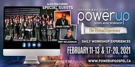 PowerUp Gospel  Music Workshop 2021- The Virtual Experience primary image