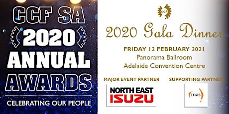 CCF SA INDUSTRY & TRAINING AWARDS GALA DINNER 2020 primary image