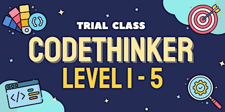 CodeThinker Trial Level 1 - 5  (Ages 7-11) primary image