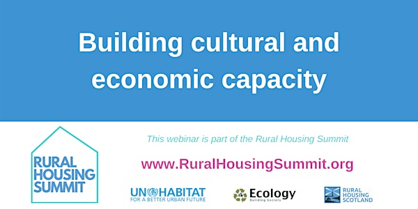 Building cultural and economic capacity
