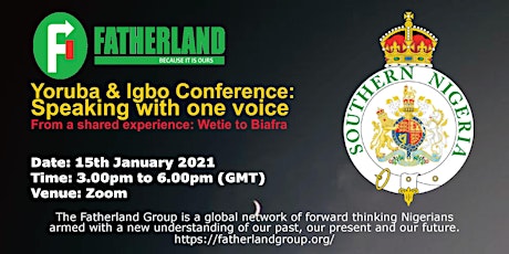 Yoruba and Igbo Conference: Speaking with one voice