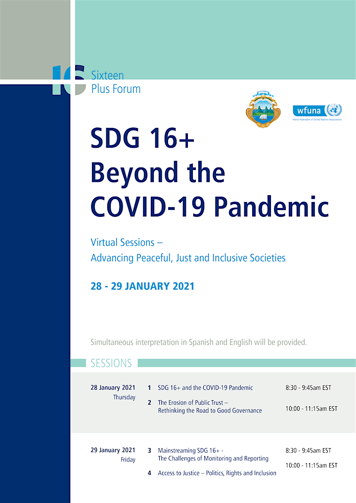 
		SDG 16+ Beyond the COVID-19 Pandemic image
