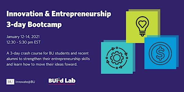 Innovation & Entrepreneurship 3-day Bootcamp