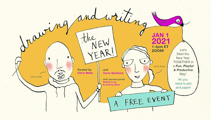 DRAWING AND WRITING THE NEW YEAR image