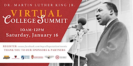 Dr. Martin Luther King Jr. Virtual College Summit primary image