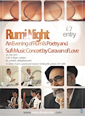 A Rumi Night - A Night of Poetry and Sufi Music primary image