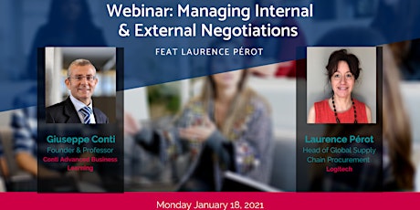 Webinar: Managing Internal & External Negotiations feat Laurence Pérot