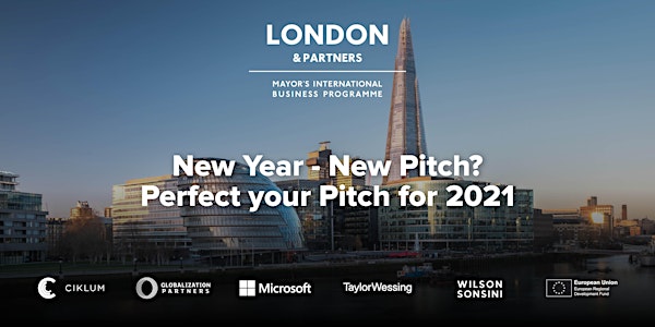 New Year - New Pitch? Perfect your Pitch for 2021
