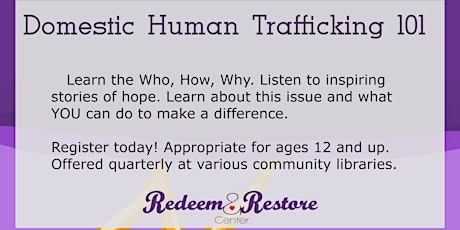 Human Trafficking 101 & Volunteer Training primary image