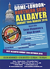 SOULNITES DOME NORTHERN SOUL ALLDAYER 3RD ANNIVERSARY primary image