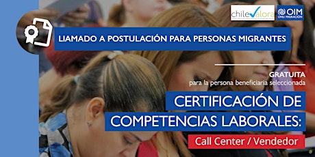 Imagen principal de Convocatoria de Certificaciones de Competencias Laborales