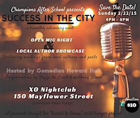 "Success in the City" Open Mic & Local Author Showcase primary image