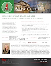 Win with Sellers with Rae Wayne primary image