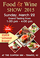 The 2nd Annual Celebrity Food & Wine Show 2015 primary image