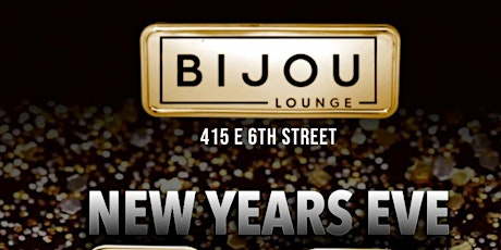 New Years Eve 2021 at Bijou Lounge