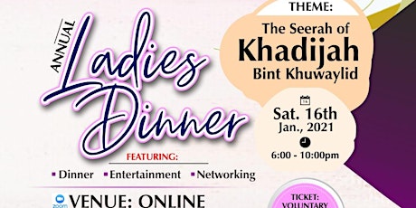 FOMWA  Online Ladies Dinner 2021 primary image