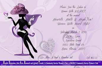 3rd Annual Hearts, Hats, and High Tea with Women with H.E.A.R.T. primary image