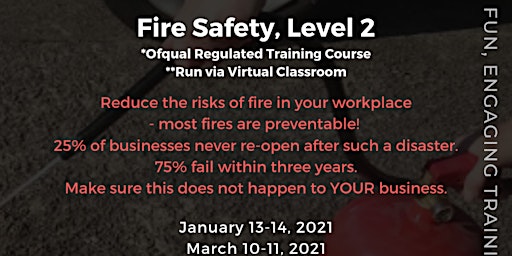 Imagem principal do evento QA Level 2 Award in Fire Safety (RQF)