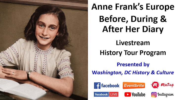 
		Anne Frank’s Europe: Before, During and After Her Diary - Livestream  Tour image
