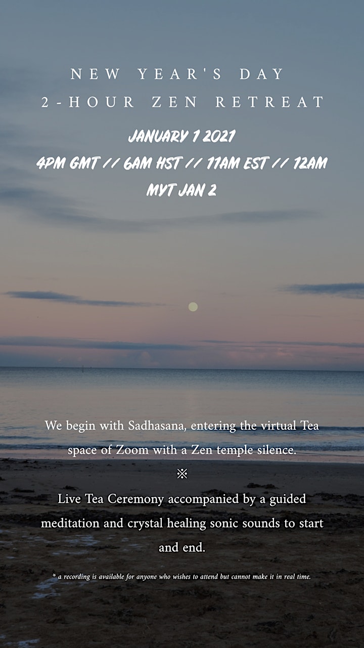 
		Virtual Zen Retreat For Transformation & A Poetic Outlook Of The Year image

