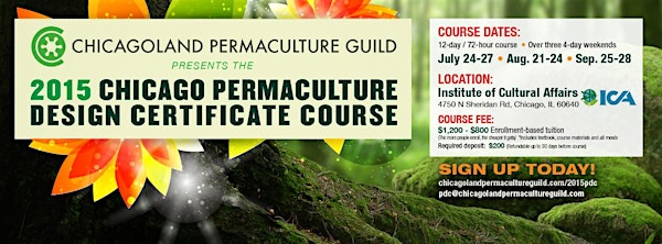 2015 Chicago Permaculture Design Certificate Course