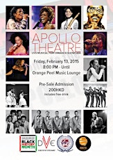 International Black History Month presents "Apollo Theatre” Live Musical Performance Showcase primary image