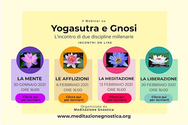 Immagine Yogasutra e Gnosi - Webinar in 4 incontri