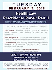 DePaul Health Law Practitioner Panel: Part II primary image