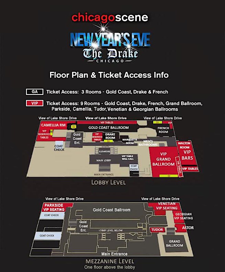 New Year's Eve Party - The Drake Hotel Chicago 2022 - Chicago Scene image