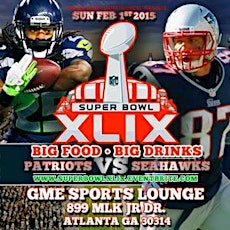 SUPERBOWL XLIX @ GMESPORTSLOUNGE : BIG FOOD & BIGGER DRINKS primary image