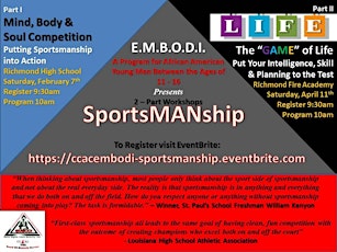 EMBODI - SportsManShip: Feed the Mind, Body & Soul primary image