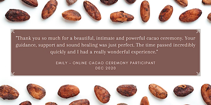 
		ONLINE Solstice Sacred Cacao Ceremony - Joy & Release image
