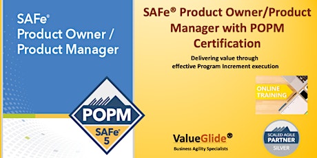Online SAFe Product Owner/ Product Manager (POPM) - 5.0 primary image