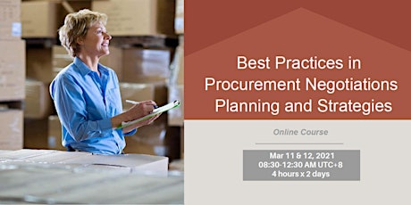 Best Practices in Procurement Negotiations Planning and Strategies primary image