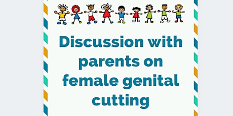 Panel discussion with parents discussing female genital cutting 